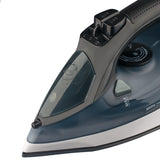 Powerful 2200W Electric Steam Iron with Ceramic Soleplate & Vertical Steam Function(blue) - Rear View
