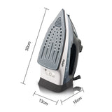 Powerful 2200W Electric Steam Iron with Ceramic Soleplate & Vertical Steam Function(green) - Top-Down View