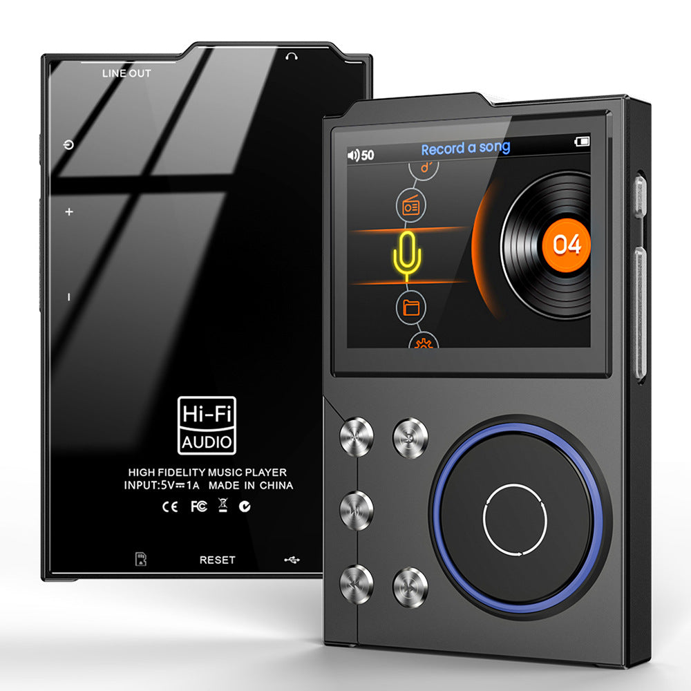 Portable Hi-Res Digital Audio Player - DSD, Dual DAC, Bluetooth 5.0, Expandable Storage(BLACK 16GB + 16GB)