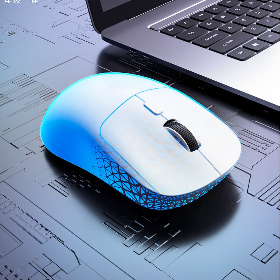 75g Ultra-Lightweight Tri-Mode Wireless Gaming Mouse - 1000Hz Polling Rate, 120-Hour Battery(white)