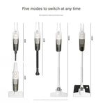 Cordless 2-in-1 Handheld & Stick Vacuum Cleaner with Detachable Water Tank & Dust Mite Remover(black)
