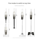 Cordless 2-in-1 Handheld & Stick Vacuum Cleaner with Detachable Water Tank & Dust Mite Remover(black) - Top-Down View