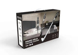 Cordless 2-in-1 Handheld & Stick Vacuum Cleaner with Detachable Water Tank & Dust Mite Remover(black) - Low Angle