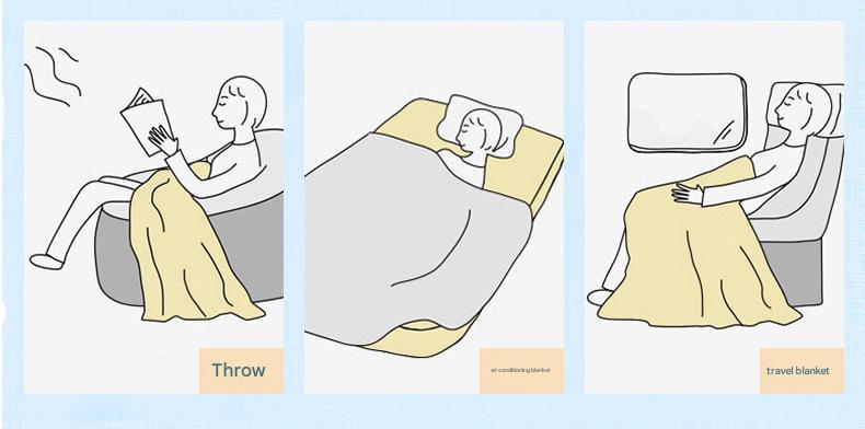 Ultra-Soft Kids Plush Fleece Blanket - Cozy Cartoon Animal Throw for All Seasons (Fox)