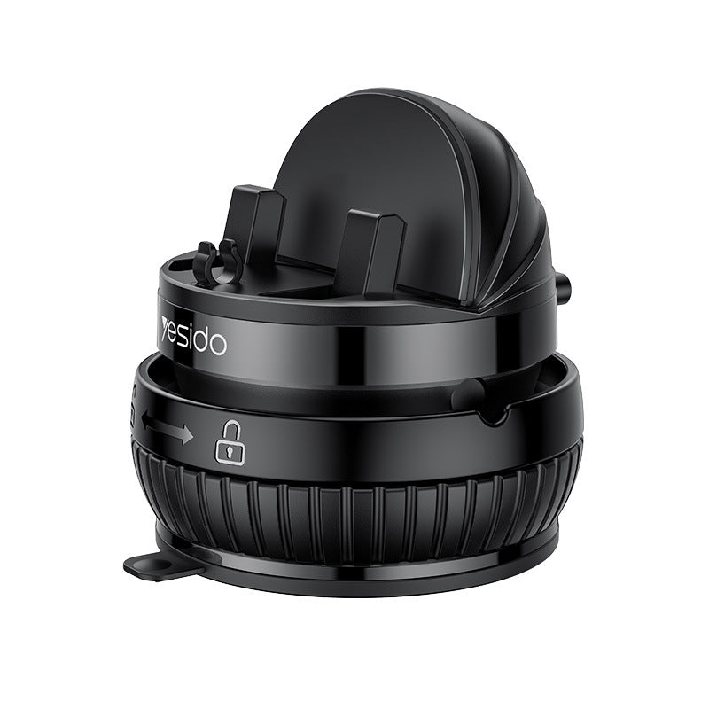 Universal Car Dashboard Phone Holder with Rotary Suction Cup & 360? Rotation(black)