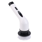 9-in-1 Multifunctional Cordless Electric Spin Scrubber with Adjustable Extension Handle(white), Adjustable