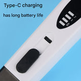 9-in-1 Multifunctional Cordless Electric Spin Scrubber with Adjustable Extension Handle(white) - Top-Down View