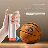 Multi-Function Handheld Electric Vacuum Sealer & Inflator Kit - For Food Bags, Jars, Wine & Balls(Gray Orange) - Top-Down View