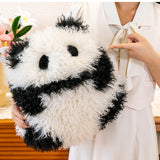 Super Soft Animal Sphere Plush Pillow - 38cm Decorative Throw Cushion for Sofa & Bed(panda) - Side View