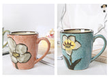 Artisanal Hand-Painted Floral Ceramic Mug - 350ml (Blind Box - 1 of 5 Styles Sent Randomly) - Extra Image