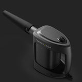 High-Power Corded Electric Air Duster & Blower - 35000RPM Multi-Purpose Cleaner with 4 Nozzles(black) - Side View