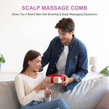 Electric Scalp Massager & Essential Oil Applicator Brush - 360 Kneading, 3 Modes, USB-C Rechargeable(grey)