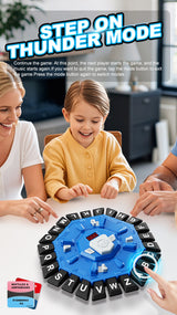 2pc Electronic Alphabet Categories Game - Fast-Paced Word Challenge for Family Fun(blue) - Low Angle