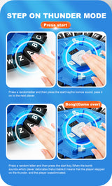 2pc Electronic Alphabet Categories Game - Fast-Paced Word Challenge for Family Fun(blue)