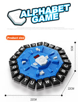 2pc Electronic Alphabet Categories Game - Fast-Paced Word Challenge for Family Fun(blue)