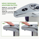 Touchless Automatic Soap Dispenser - Stainless Steel, Adjustable Volume, Infrared Sensor for Kitchen & Bathroom(Silver) - Side View