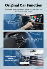 Mini 2-in-1 Wireless CarPlay & Android Auto Adapter - 5GHz WiFi 6, Bluetooth 5.4, Plug & Play Dongle(black) - Extra Image