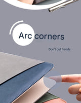 A4 PU Leather Business Portfolio with Ring Binder, Calculator & 40 Sleeves(brown)
