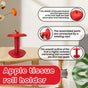 Apple-Shaped Adjustable Tissue Roll Holder - Fun & Practical Desktop Paper Towel Stand(red)