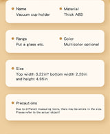 Multi-Purpose Anti-Spill Cup Holder with Suction Base & Detachable Phone Stand(orange) - Extra Image