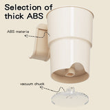 Multi-Purpose Anti-Spill Cup Holder with Suction Base & Detachable Phone Stand(green) - Side View