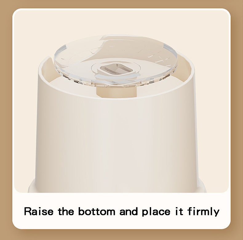 Multi-Purpose Anti-Spill Cup Holder with Suction Base & Detachable Phone Stand(white)