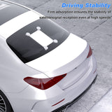 White Heavy-Duty Suction Cup Mount for Starlink Mini - All-Weather Car, RV & Boat Bracket - Side View
