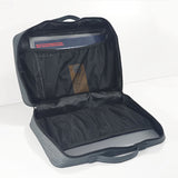 Heather Grey Versatile Travel Organizer Bag with Luggage Sleeve - Portable Carry-On for Laptop, Shoes & Accessories - Rear View