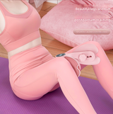 Pink Smart Kegel & Thigh Master with Counter - Adjustable Pelvic Floor Strengthening Device for Women, Inner Thigh & Glute Toner - Rear View