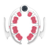 Pink U-Shape 360 Degree Massage Roller - Multi-Functional Leg, Arm & Neck Massager for Muscle Relief & Recovery