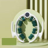 Green U-Shape 360 Degree Massage Roller - Multi-Functional Leg, Arm & Neck Massager for Muscle Relief & Recovery