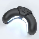 Black Portable UV LED Nail Lamp - Open Arch Dryer for Gel Polish with Smart Sensor & 3 Timers