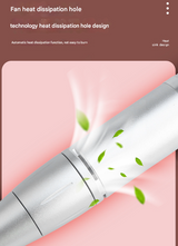 White Professional Rechargeable Nail Drill Machine - 45000RPM Portable E-File Kit for Acrylic, Gel, Polishing & Manicure - 45-Degree Angle