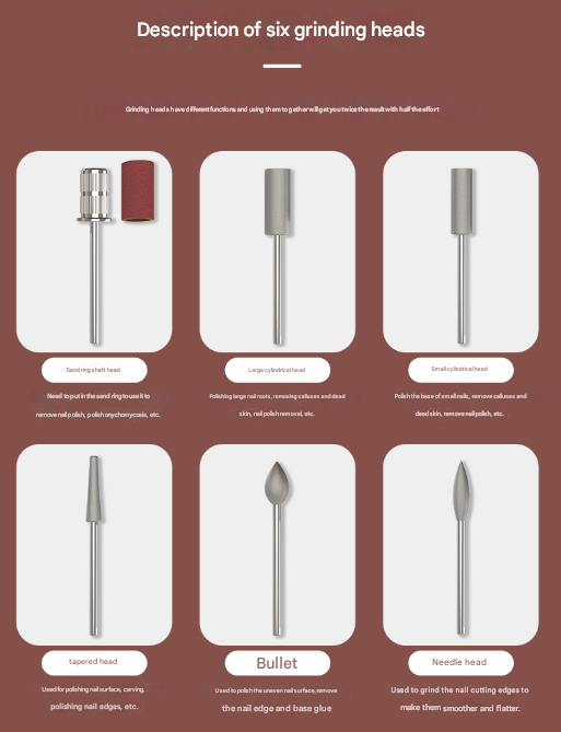 White Professional Rechargeable Nail Drill Machine - 45000RPM Portable E-File Kit for Acrylic, Gel, Polishing & Manicure