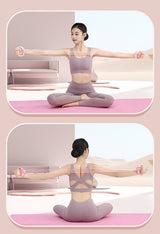 Pink Adjustable Resistance Chest Expander with 6 Levels - Cute Cat Ear Puller for Full Body Workout - Extra Image