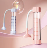 Pink Adjustable Breathing Exerciser & Respiratory Muscle Trainer - Lung Capacity, Core & Pelvic Floor Fitness Tool - Front View