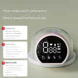 Pink Hands-Free Wearable Electric Breast Pump - Portable, Quiet & Rechargeable with LED Display