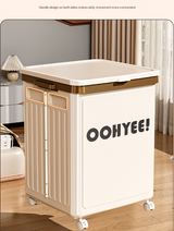 Light Green Large Foldable Storage Box with Lid and Wheels - Heavy Duty Collapsible Toy Organizer Bin