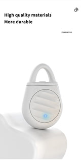 2 Pcs Black Portable Ultrasonic Pest Repeller - Rechargeable Mosquito & Bird Repellent Device | 3-Mo
