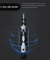 Grey Professional 115-in-1 Precision Screwdriver Set - Magnetic Repair Tool Kit for PC, Laptop, Phone & Electronics