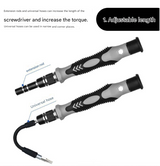 Purple and Black Professional 115-in-1 Precision Screwdriver Set - Magnetic Repair Tool Kit for PC, Laptop, Phone & Electronics
