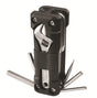 Black Versatile 16-in-1 Bike & Motorcycle Multi-Tool - Portable Repair Kit with Adjustable Wrench