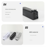 2 Pcs Gold Modern Wall-Mounted Press Soap Dispenser - 300ml Refillable Pump for Bathroom & Kitchen - Close-Up Angle