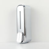 2 Pcs Silver Modern Wall-Mounted Press Soap Dispenser - 300ml Refillable Pump for Bathroom & Kitchen