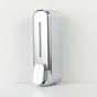 2 Pcs Silver Modern Wall-Mounted Press Soap Dispenser - 300ml Refillable Pump for Bathroom & Kitchen