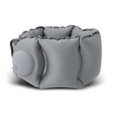 Dark Grey Press-Pump Inflatable Travel Pillow - Ultra-Lightweight Ergonomic 360° Neck Support
