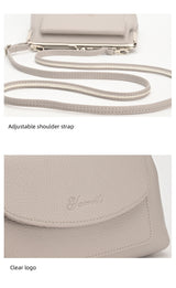 Pink Women's Vintage Kiss Lock Crossbody Bag - PU Leather Clutch Purse with Detachable Strap - Close-Up Angle