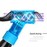 Black Wind Spin Hair Curler Diffuser - Universal Hair Dryer Attachment for Effortless Waves and Curls