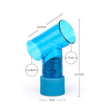 Purple Wind Spin Hair Curler Diffuser - Universal Hair Dryer Attachment for Effortless Waves and Curls