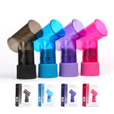 Pink Wind Spin Hair Curler Diffuser - Universal Hair Dryer Attachment for Effortless Waves and Curls - Front View